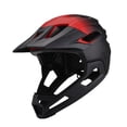 thumbnail image 3 of Almencla Full Face Bike Helmet Hat Downhill Protective Helmets Cycling Helmet black red, 3 of 8