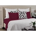 thumbnail image 5 of Comfy Bamboo World Series 90 G/m2 Ensemble de Draps en Microfibre 4 Mcx, Lit Très Grand, Rouge, 5 of 5