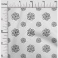 thumbnail image 1 of oneOone Georgette Viscose Fabric Floral Block Print Fabric By The Yard 42 Inch Wide, 1 of 4