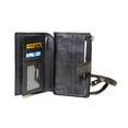 thumbnail image 2 of Ashlin Leather Ladies' Bi-fold Wallet with 13 Pockets And Removable Strap, 2 of 2