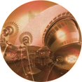thumbnail image 1 of Ahgly Company Machine Washable Indoor Round Transitional Tomato Red Area Rugs, 5' Round, 1 of 7