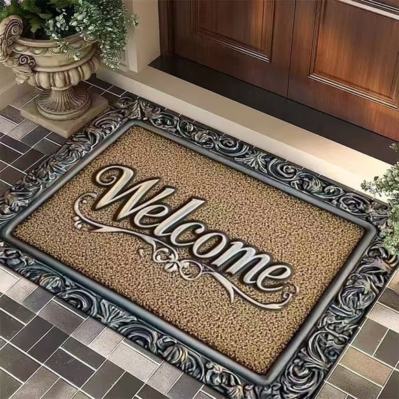 Amzcrzy Bathroom Rugs, Bath Mat, Area Rug, Entry Door Mat Diatomite Water Absorbent Mat Bathroom Doorway Slip Proof Foot Mats Household Easy Care Floor Mats Vintage Foot Mat Diatomite Foot Mats