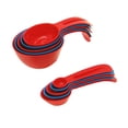 thumbnail image 1 of Starfrit - Set of Nesting Measuring Cups and Spoons, Red and Blue, 1 of 2