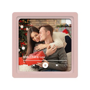 Custom Music Album Fridge Magnet, Built-in Music Can Play Songs, Personalized Picture Magnets for Refrigerator,Unique Customizable Magnet for Refrigerator, for Couples
