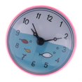 thumbnail image 4 of jifeng Shower Bathroom Kitchen Wall Clock Waterproof Colorful Home Decor - Red, 75x35mm A-Pink, 4 of 7