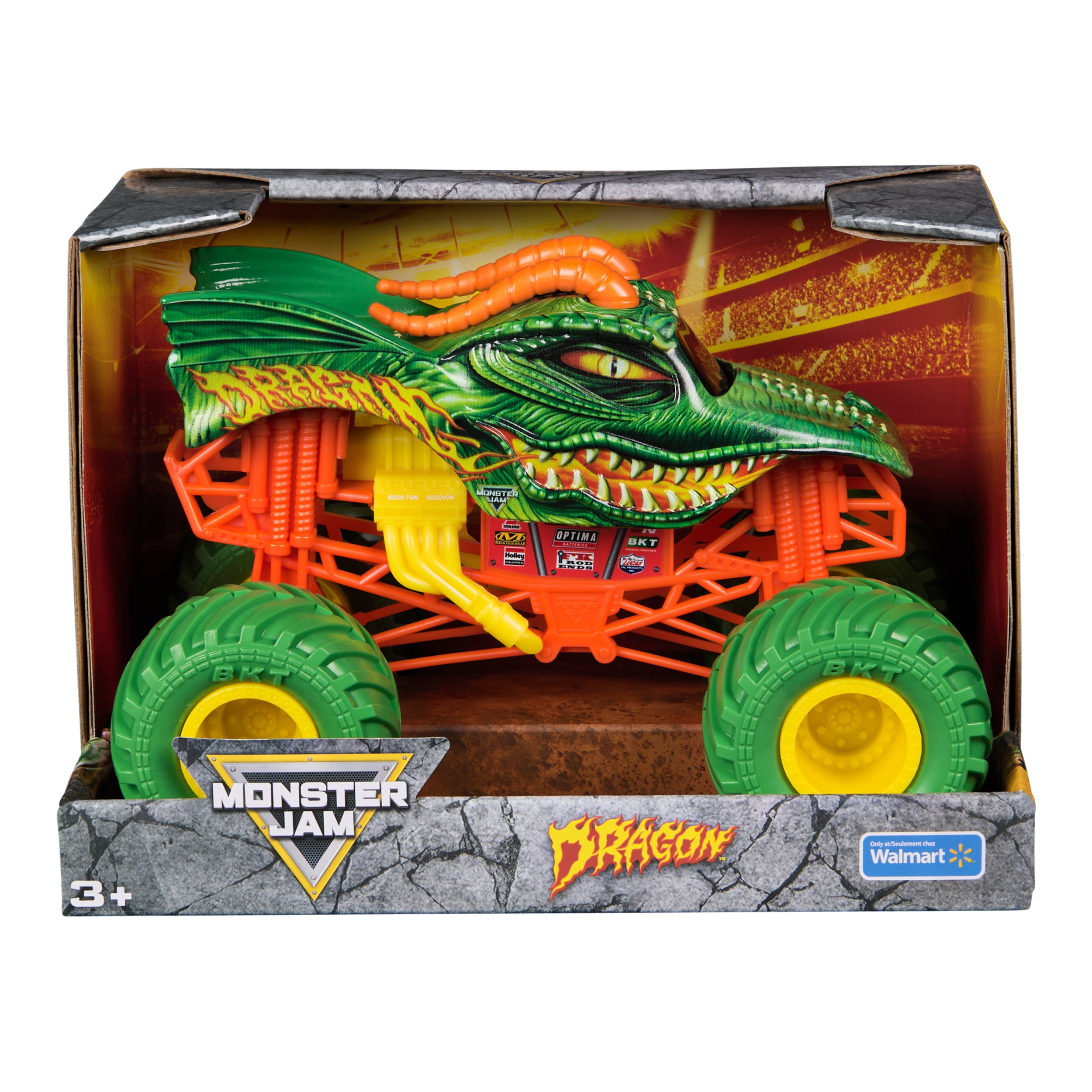 Monster Jam, Official Dragon Monster Truck Vehicle in 1:24 Scale