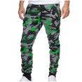 thumbnail image 1 of FAIWAD Men's Jogging Cargo Pants Casual Drawstring Outdoor Sports Pants Drawstring Lightweight Athletic Sweatpants, 1 of 5