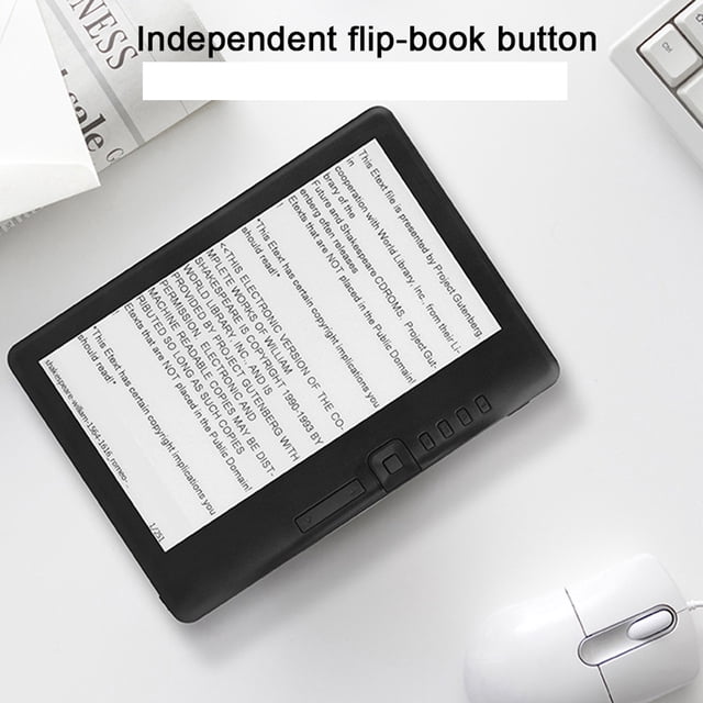 BK7019 Portable 7inch E book Reader Colorful Screen Supports TF Card 8G Memory