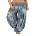 thumbnail image 1 of Pantalon Sarouel à Taille Froncée pour Femmes avec Imprimé Floral, 1 of 3