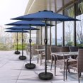 thumbnail image 2 of Simple Deluxe Parasol de Patio Extérieur de 9 Pi, Parasol de Marché pour Table avec Inclinaison à Bouton-Poussoir et Manivelle, 8 Nervures Robustes, Protection UV Imperméable, 2 of 7