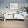 thumbnail image 2 of AFI Nantucket Mid-Century Modern Solid Wood Twin Daybed in White, 2 of 12