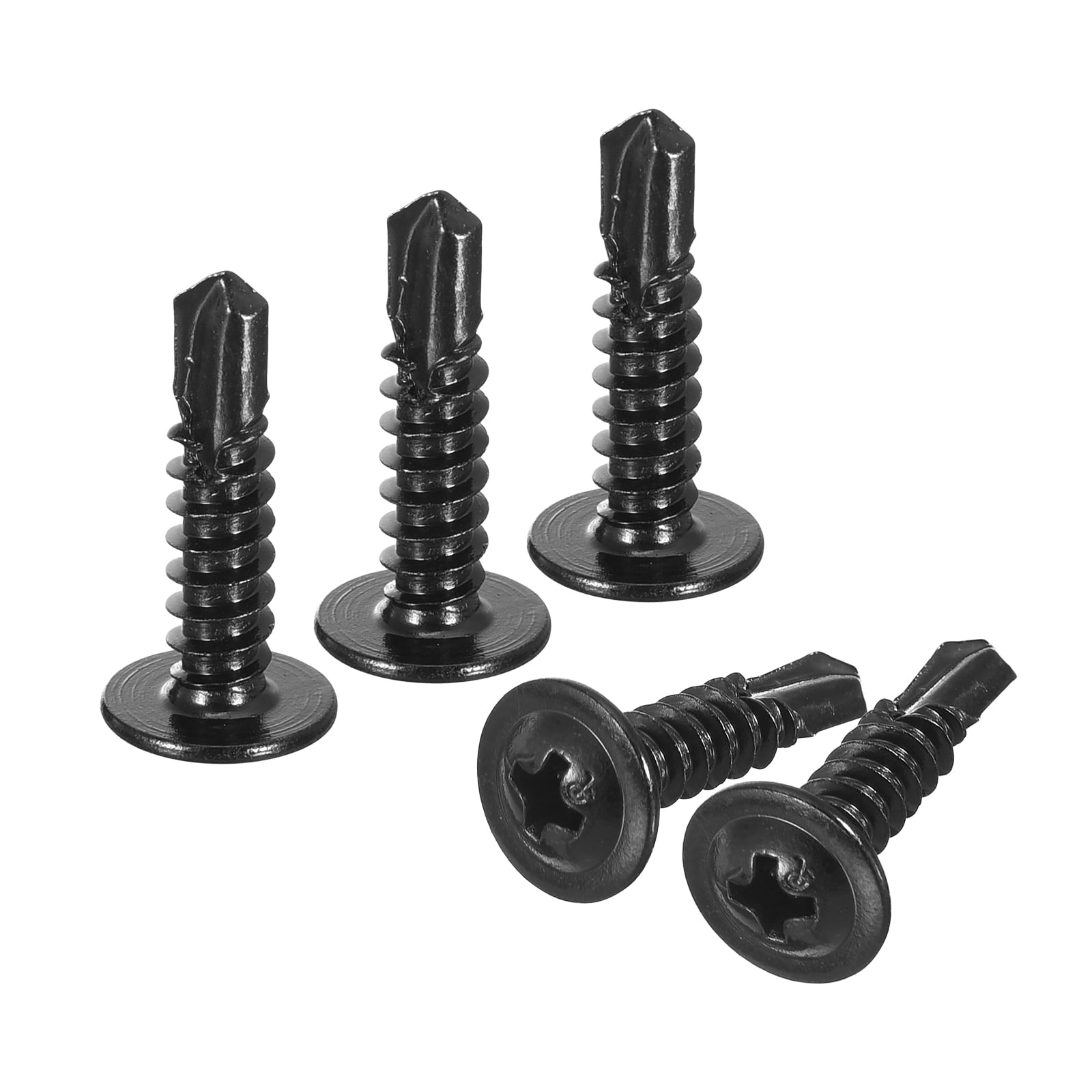 Unique Bargains Phillips Head Self Tapping Screws, 100pcs #10x3/4' Sheet Metal Screw