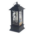 thumbnail image 2 of LED Halloween Candle Lantern Decoration with Skeleton Pumpkin Design - Portable Hanging Lamp PVC Material Safe for Kids Party Outdoor, 2 of 3