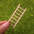 thumbnail image 4 of BRIGHTFUFU 10PCS Staircase Model Mini Wooden Ladder for Indoor Micro-landscape, 4 of 7