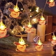 thumbnail image 4 of YIMWNYI Lighted Christmas Decor LED Lanterns, Christmas Tree Pendant, Multicolor Hanging Lights, Home Party Decorations, Battery Operated LED Lights, Holiday Decor, 4 of 6