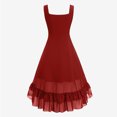 thumbnail image 4 of Mgmyaa Robe Gothique pour Femme Steampunk Vintage Robe Gothique Cintrée Froncée Costume Renaissance Robe Trapèze Fluide Costumes d'Halloween, 4 of 4