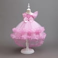thumbnail image 1 of LOVZFMLL Jupe Princesse en Dentelle à Volants à Manches Courtes pour Femme Enfant Été Col Rond Broderie Nœud, 1 of 2