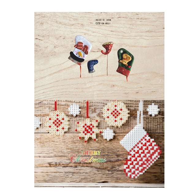 Cartes de Joyeux Noël Bricolage Cartes Faites à la Main Perles Rondes Cartes de Vœux