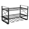 thumbnail image 3 of MesaSe Power Tool Organizer Drill Holder Wall Mounted Garage Tool Organizer and Storage Metal Drill Storage Rack 3-Tier Power Tool Organizer Heavy Duty Utility Storage Rack for Drill, 3 of 11