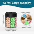 thumbnail image 4 of Seven Days Pill Storage Box Black A, 7 Day Organizer Weekly Am/ Box with 14 Compartments Portable Travel Case, 2025 Summer Clearance Sale 15% Off, 4 of 5