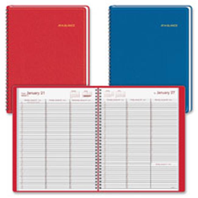 At-A-Glance Couverture de Mo Carnet de Rendez-Vous Hebdomadaire, Bleu