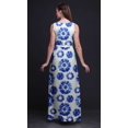 thumbnail image 5 of Bimba Robe Longue Maxi Teinture sur Nœuds pour Femme à Col Rond Imprimée pour Fête - Medium, 5 of 5