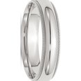 thumbnail image 1 of Sterling Silver 5mm Milgrain Comfort Fit Band, 1 of 2