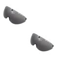 thumbnail image 4 of Transemion for Visor Peak 5-Snap Open Face Spare Parts Replaces Grey Type B 2Set, 4 of 6