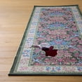 thumbnail image 4 of Better Homes & Gardens 30X96 Hannah Floral Fluide Vert, 4 of 5