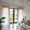 YE, variant on EGNMCR Curtains, Curtains for Bedroom Leaves Sheer Curtain Tulle Window Voile Drape Valance 1 Panel Fabric Window curtains