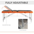 thumbnail image 4 of HOMCOM Table de Massage Pliable à 3 Sections Salon Professionnel Canapé-Lit pour le Visage, 4 of 10