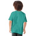 thumbnail image 2 of Hanes Garçons ComfortWash T-Shirt à Manches Courtes Col Ras du Cou, TP, Noir, 2 of 3