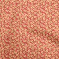 thumbnail image 1 of oneOone Polyester Lycra Red Fabric Leaf Sewing Material Print Fabric By The Yard 56 Inch Wide, 1 of 4