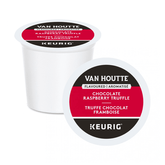 Van Houtte Dosettes de Café Torréfaction Légère Chocolat Framboise Truffe K-Cup, 96 Unités (4 x 24)