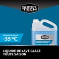 thumbnail image 2 of SuperTech Automotive Windshield Washer Fluid -35°C, 3.78L, 2 of 6