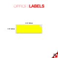 thumbnail image 2 of 100 Rouleaux de 30252 Étiquettes d'Adresse Jaunes Compatibles pour DYMO 1-1/8 Pouces X 3-1/2 Pouces (28mm X 89mm), 2 of 5