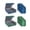 Blue Green, variant on Bunblic 2 Pieces Card Deck Box Sport Cards Box Display Magnetics Closure with 8 Card Dividers Collectible Organizer Sports Cards Case Blue Green