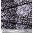 thumbnail image 3 of Soimoi Rayon Fabric Damask Patchwork Print Fabric by the Yard 56 Inch Wide, 3 of 3
