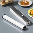 thumbnail image 4 of Refillable Magnetic Plastic Wrap Dispenser with Slide Cutter, Sturdy Food Cling Wrap Film Cutter, Press and Seal Plastic Wrap, Plastic Wrap Dispenser with Cutter, 4 of 6