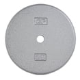 thumbnail image 1 of CAP Barbell Standard 1-Inch Cast Iron Weight Plate, 25 lb, Single, Grey, 1 of 4