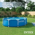 thumbnail image 3 of Intex Metal Frame Swimming Pool with Filter Pump and Pool Cleaning Kit (2 Pack), 3 of 9