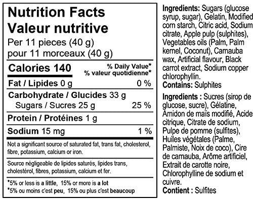 Squashies Cerise et Pomme surette, Bonbons tendres et moelleux, Sac