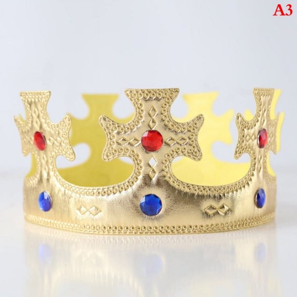 Birthday Crown Hats Girl Queen Hat Boys King Kids Adult Party Hats Decorations