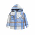 thumbnail image 2 of EQWLJWE Enfants Petits Garçons Veste en Flanelle à Manches Longues Boutonnée Chemise en Flanelle à Carreaux Rouges Chemise en Flanelle à Carreaux Fille Garçon Tout-Petit Garçon Tenues d'Automne Chemise en Flanelle pour Tout-Petit Veste 3-7 Ans, 2 of 9