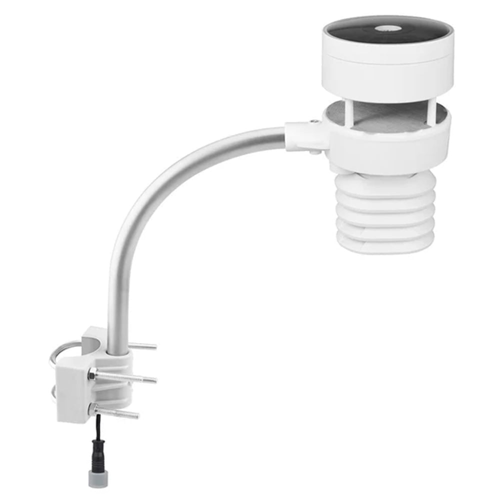 Ecowitt WS80 weather station features a 6‑in‑1 sensor that measures ...