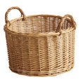 thumbnail image 1 of Langgg Laundry Hamper Bag Wicker Storage Basket With Handles Waterproof Trips And Home Laundry Hamper Bag Washing Bin Portable, 1 of 6