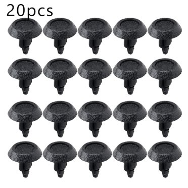 Attaches Noires en Plastique Trou de 7 mm Pinces à Rivets pour Voiture pour Toyota pour Accessoires Highlander pour Véhicules