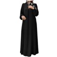 thumbnail image 2 of Gspmoly Robes pour Femmes, Robe Décontractée Ample à Col Montant avec Poche, Couleur Unie, Style Mode, Robes de Mariage pour Femmes Offres des Fêtes, 2 of 6
