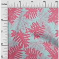thumbnail image 2 of oneOone Viscose Jersey Arctic Blue Fabric Tropical Sewing Craft Projects Fabric Prints By Yard 60 Inch Wide, 2 of 4