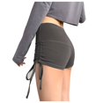 thumbnail image 1 of Birdeem Short Cycliste pour Femmes, Taille Haute Froissée, Extensible aux Hanches, Course, Mise en Forme, Yoga, 1 of 9